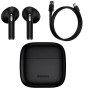 Беспроводные Bluetooth наушники-гарнитура Baseus Bowie E8 350 mAh, Black