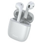 Беспроводные Bluetooth наушники-гарнитура Baseus Encok W04 400 mAh (2022 Edition), White