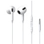 Проводные наушники с микрофоном Baseus Encok H17 lateral in-ear Wired Earphone 3.5mm Mini-jack 1.2m, White