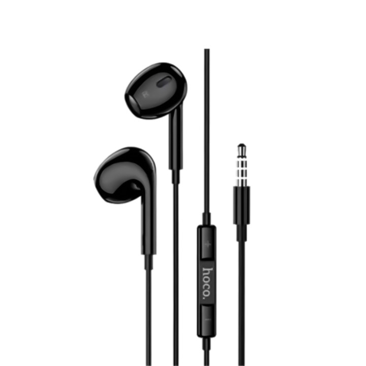 Проводные наушники-гарнитура Hoco M101 Max Mini-Jack 3.5mm 1.2m, Black