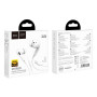 Bluetooth наушники-гарнитура Hoco M1 Pro Lightning, White