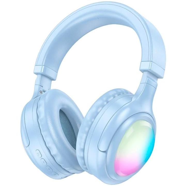 Bluetooth навушники - гарнітура Hoco W48 400 mAh, Blue
