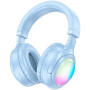 Bluetooth навушники - гарнітура Hoco W48 400 mAh, Blue