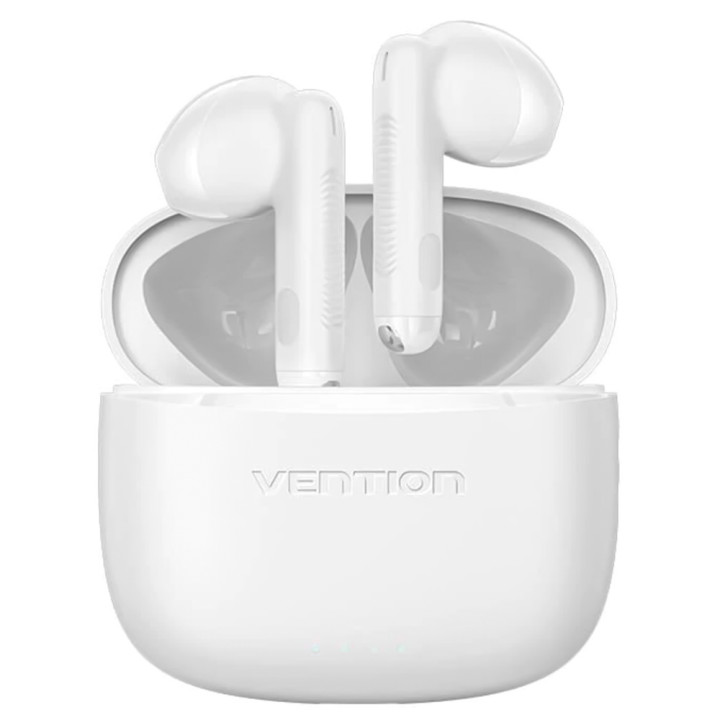Bluetooth наушники гарнитура Vention Elf Earbuds E03 (NBHW0) 300 mAh IPX5, White