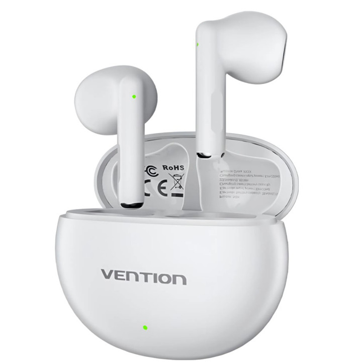 Bluetooth наушники гарнитура Vention E06 (NBKW0) IPX4 230mAh, White