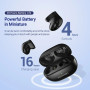 Bluetooth наушники гарнитура Vention Elf Earbuds T12 (NBLB0) IPX4 250 mAh, Black