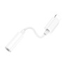 Переходник Audio HOCO LS34 Lightning - Jack 3.5, White