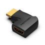 Адаптер Vention AIPB0 HDMI 90 degree Male to Female vertical flat, Black