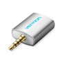 Адаптер Vention BDAW0 4 pole 3.5mm Male to 2*3.5mm Female audio adapter, Silver