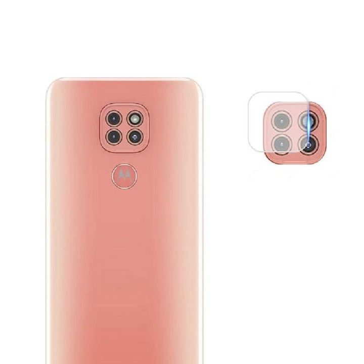 Противоударная гидрогелевая пленка Hydrogel Film для Motorola Moto G9 Play на камеру 3 шт, Transparent