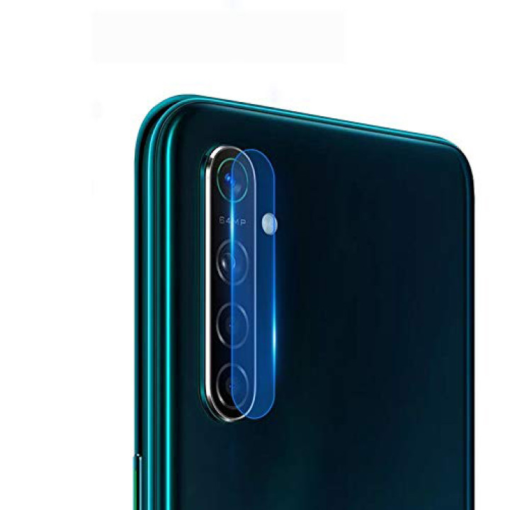 Противоударная гидрогелевая пленка Hydrogel Film для Realme 6 Pro на камеру 3 шт, Transparent