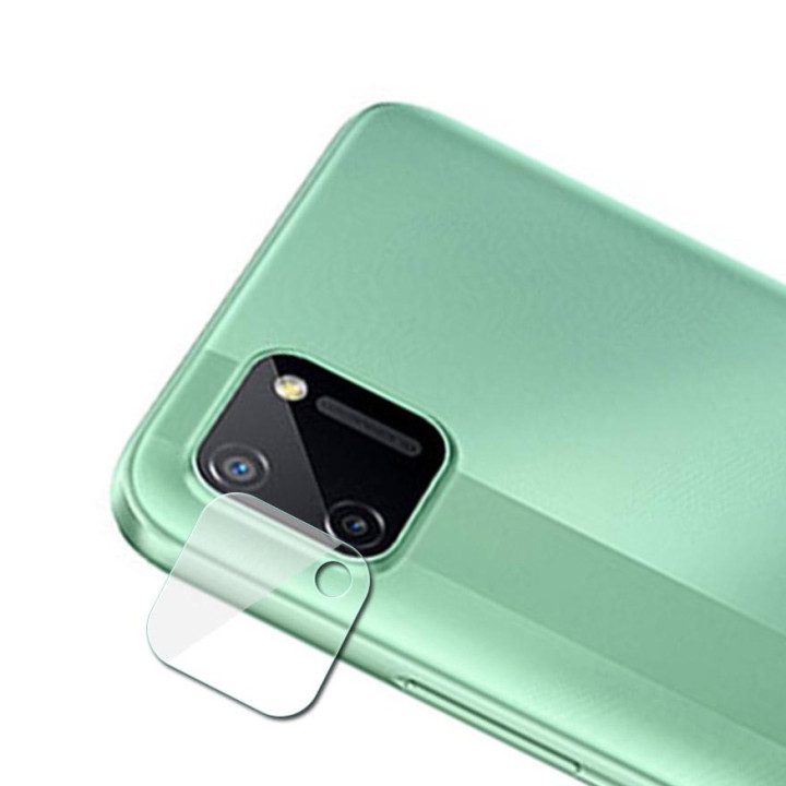 Противоударная гидрогелевая пленка Hydrogel Film для Realme C11 на камеру 3 шт, Transparent