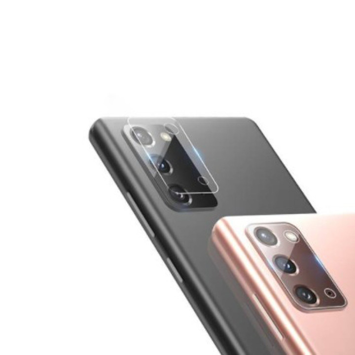 Противоударная гидрогелевая пленка Hydrogel Film для Samsung Galaxy Note 20 на камеру 3 шт, Transparent