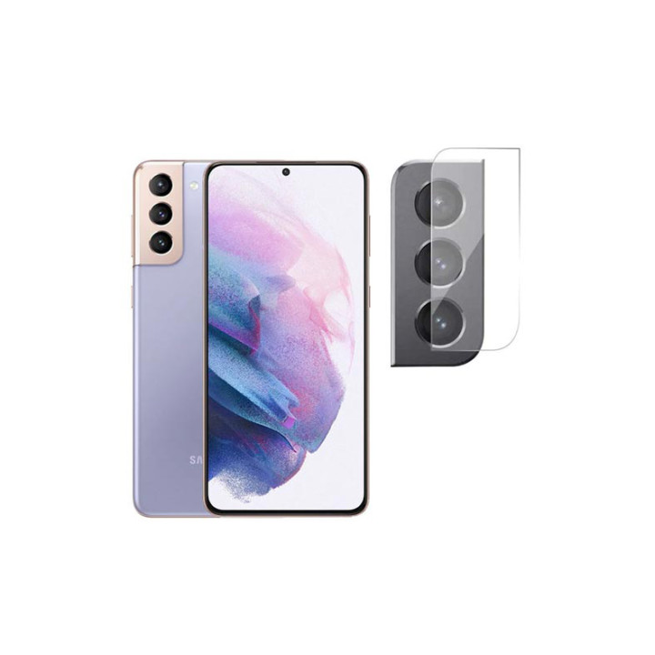 Противоударная гидрогелевая пленка Hydrogel Film для Samsung Galaxy S21 Plus 5G на камеру 3 шт, Transparent