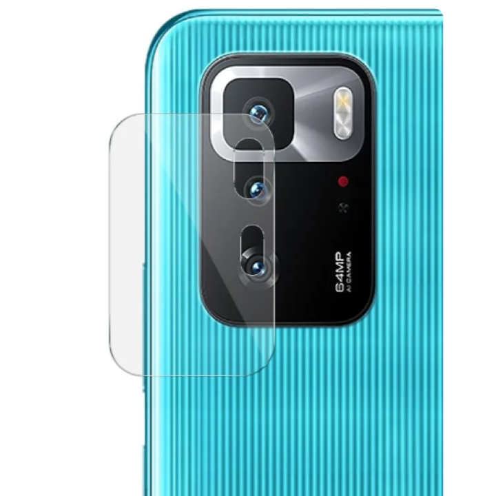 Противоударная гидрогелевая пленка Hydrogel Film для Xiaomi Poco X3 GT на камеру 3 шт, Transparent