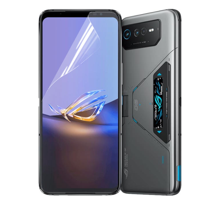 Противоударная гидрогелевая пленка Hydrogel Film для Asus ROG Phone 6D Ultimate, Transparent