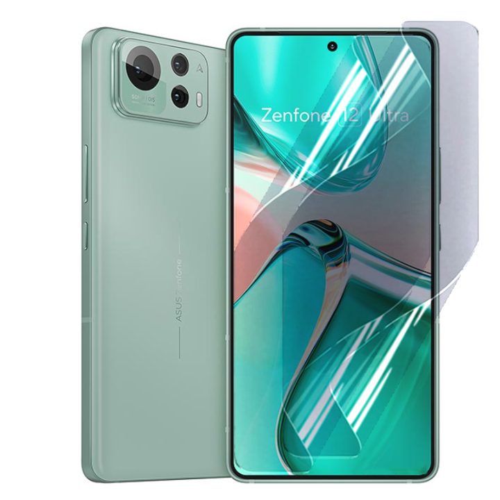 Противоударная гидрогелевая пленка Hydrogel Film для Asus Zenfone 12 Ultra​​, Transparent