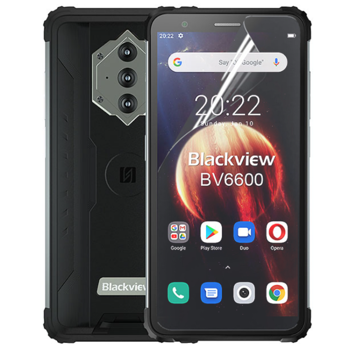 Противоударная гидрогелевая пленка Hydrogel Film для Blackview BV6600, Transparent