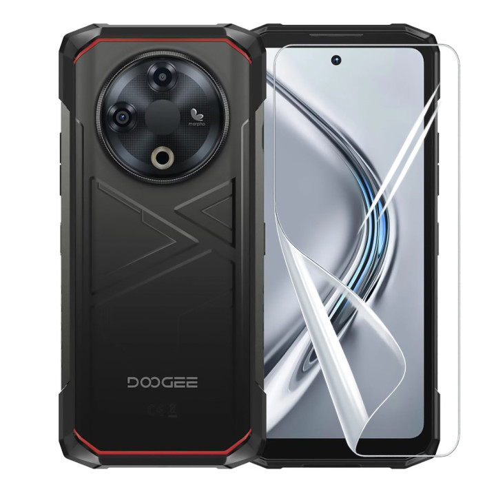 Противоударная гидрогелевая пленка Hydrogel Film для Doogee Fire 6, Transparent