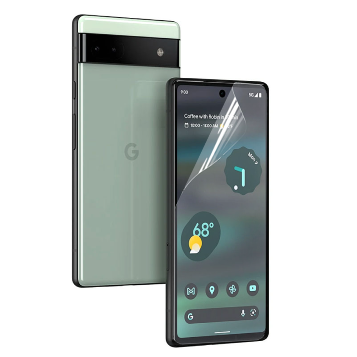 Противоударная гидрогелевая пленка Hydrogel Film для Google Pixel 6A, Transparent