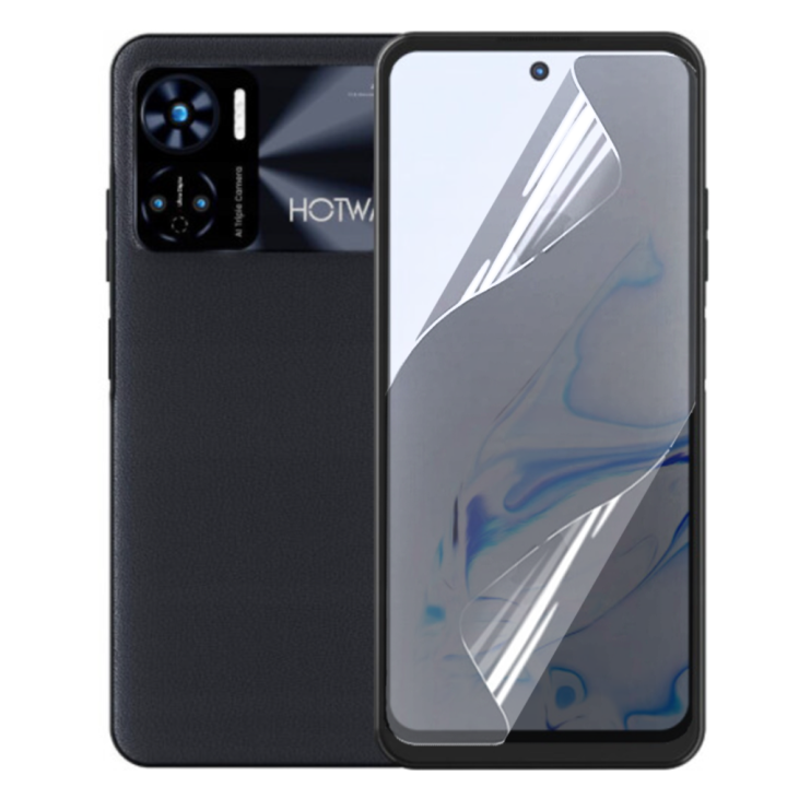 Противоударная гидрогелевая пленка Hydrogel Film для Hotwav Note 12, Transparent