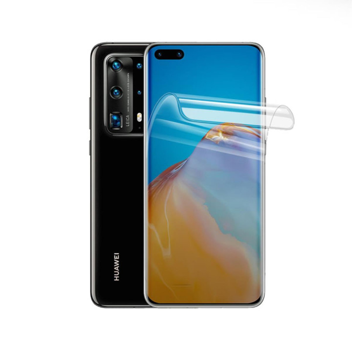 Противоударная гидрогелевая пленка Hydrogel Film для Huawei P40 Pro, Transparent