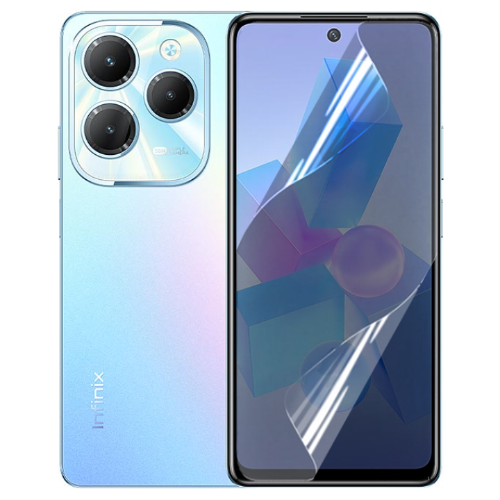 Противоударная гидрогелевая пленка Hydrogel Film для Infinix Hot 40, Transparent
