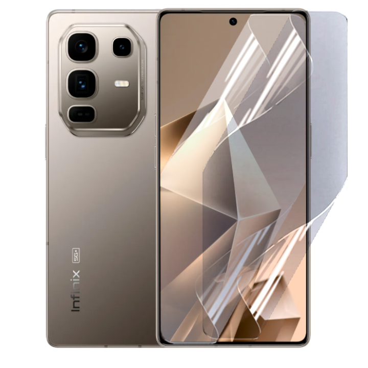 Противоударная гидрогелевая пленка Hydrogel Film для Infinix Note 50 Pro+, Transparent