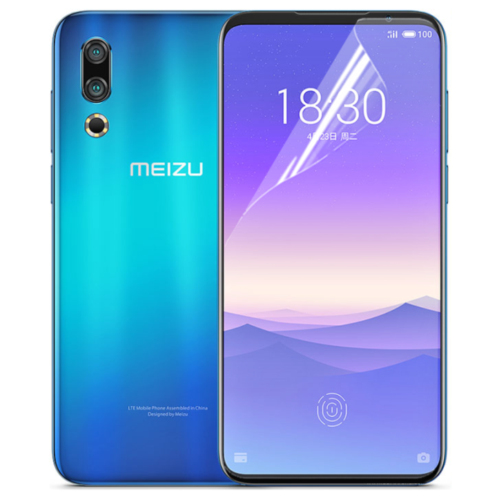 Противоударная гидрогелевая пленка Hydrogel Film для Meizu 16s, Transparent