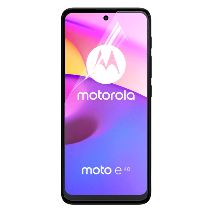 Противоударная гидрогелевая пленка Hydrogel Film для Motorola E40, Transparent