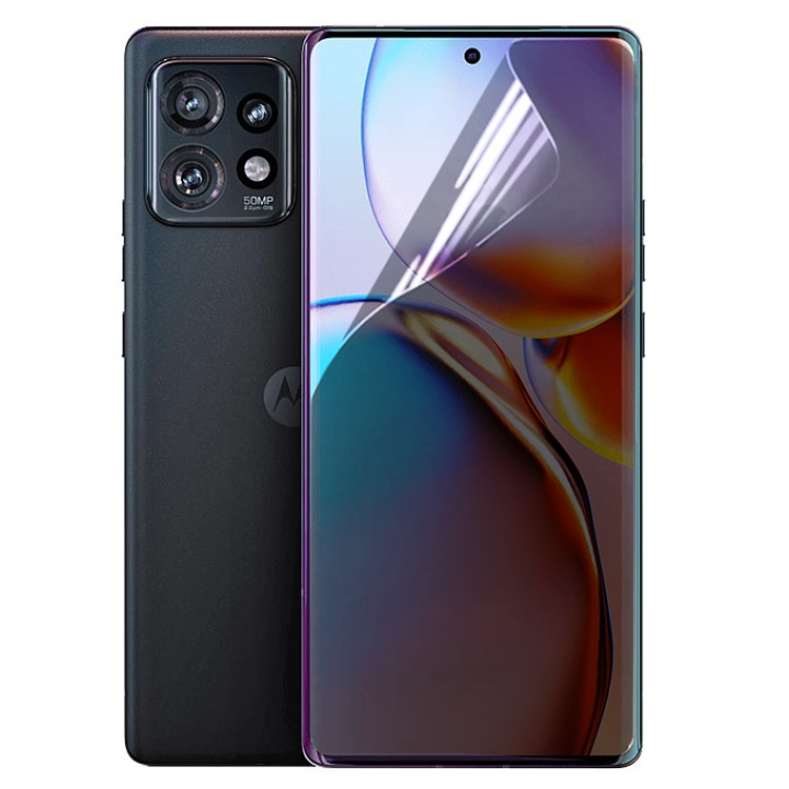 Противоударная гидрогелевая пленка Hydrogel Film для Motorola Edge+ 2023, Transparent