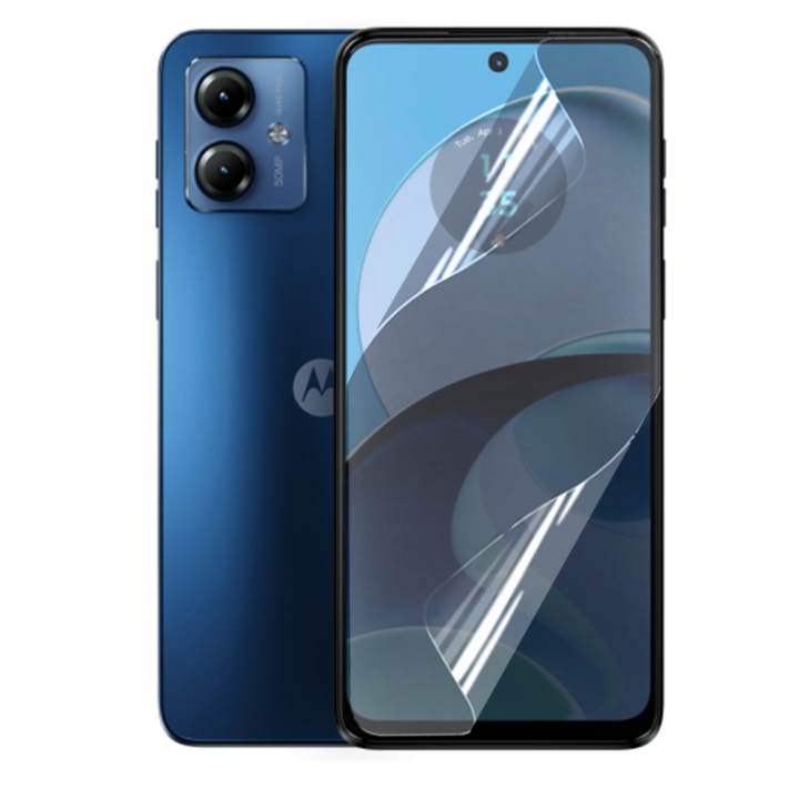 Противоударная гидрогелевая пленка Hydrogel Film для Motorola Moto G14, Transparent