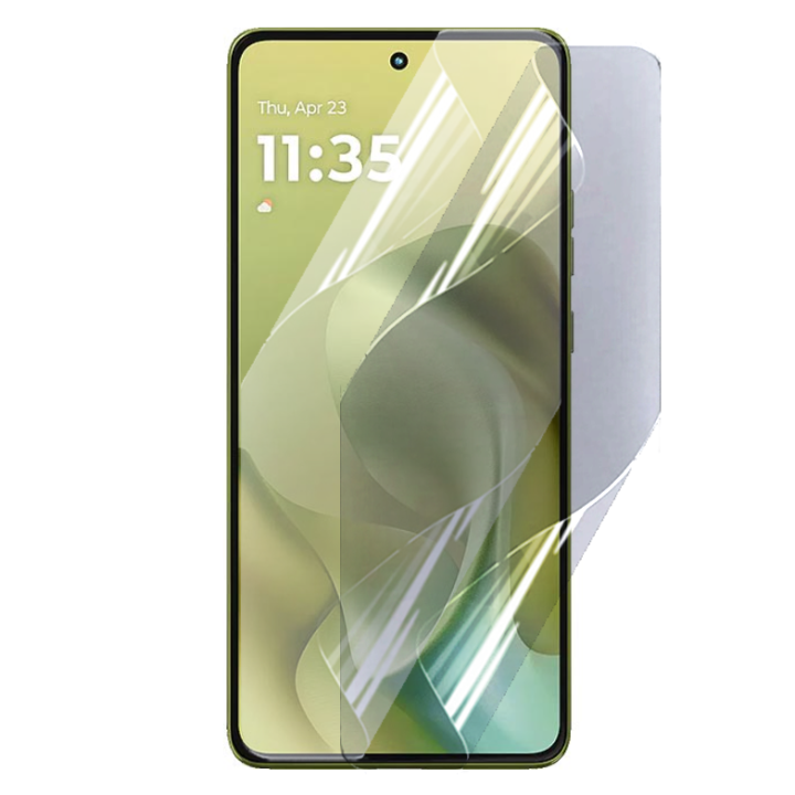 Противоударная гидрогелевая пленка Hydrogel Film для Motorola Moto G86, Transparent