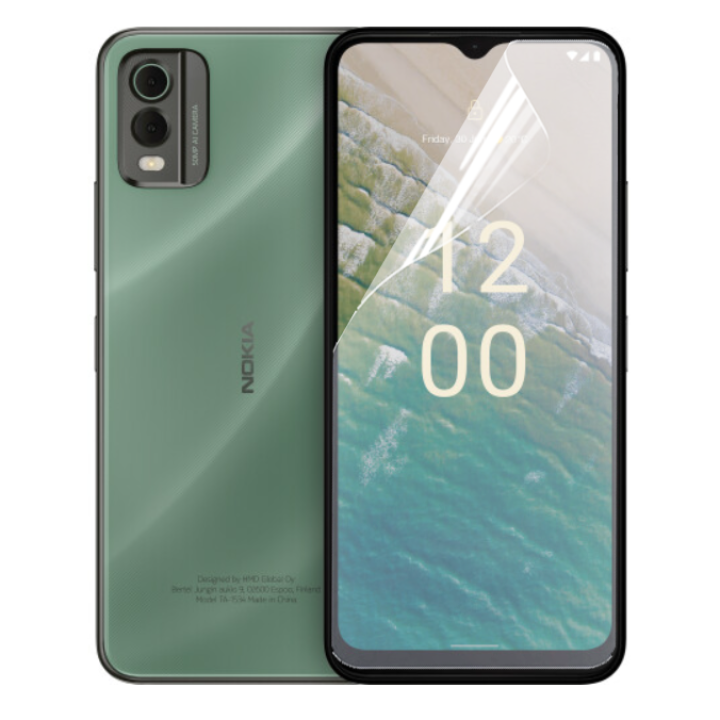 Противоударная гидрогелевая пленка Hydrogel Film для Nokia C32, Transparent