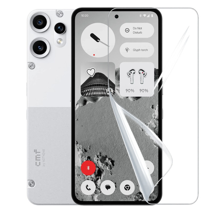 Противоударная гидрогелевая пленка Hydrogel Film для Nothing CMF Phone 2 Pro, Transparent