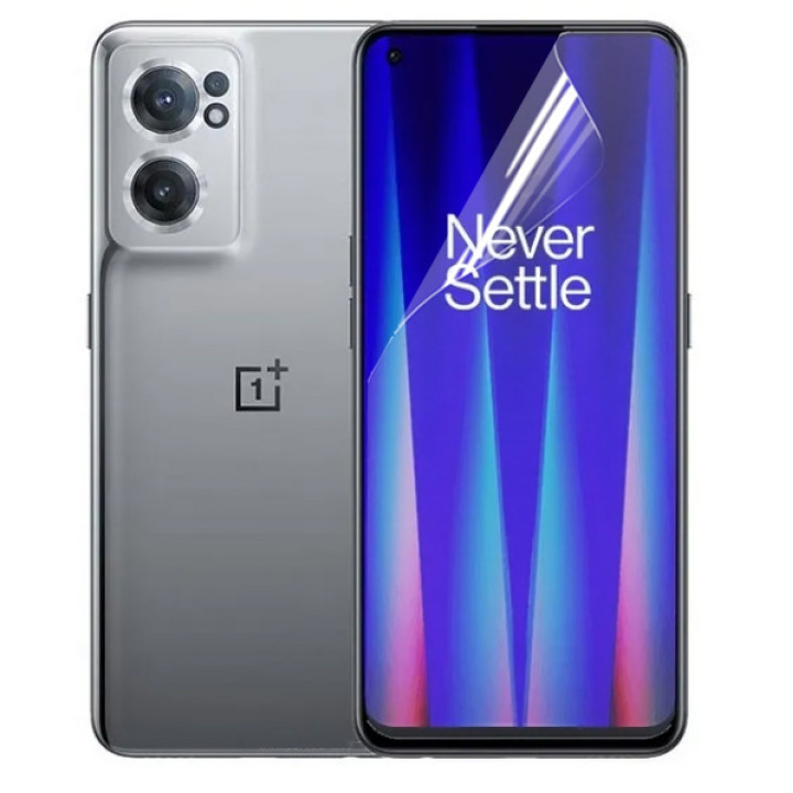 Противоударная гидрогелевая пленка Hydrogel Film для OnePlus Nord CE 2 5G, Transparent
