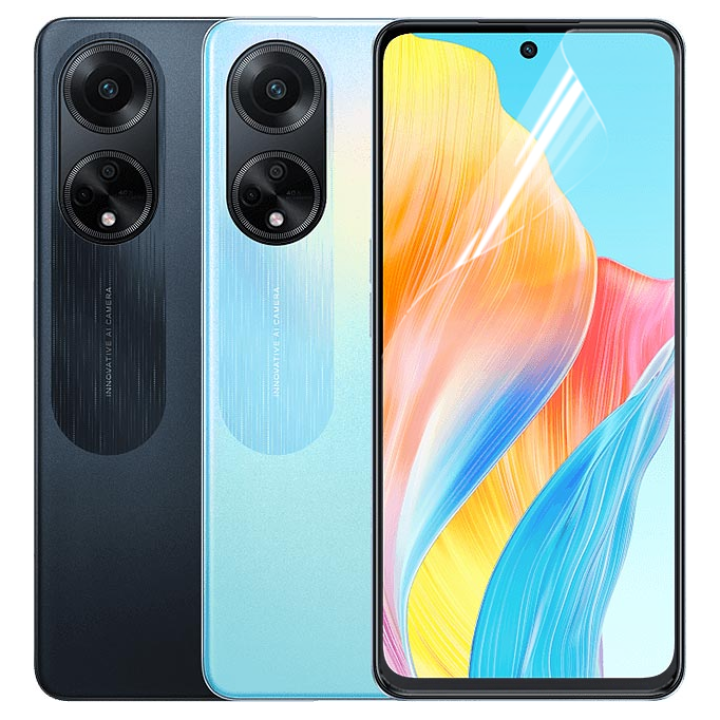 Противоударная гидрогелевая пленка Hydrogel Film для Oppo A98 5g, Transparent