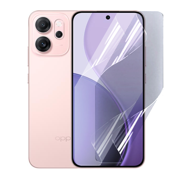 Противоударная гидрогелевая пленка Hydrogel Film для Oppo Reno14 F, Transparent