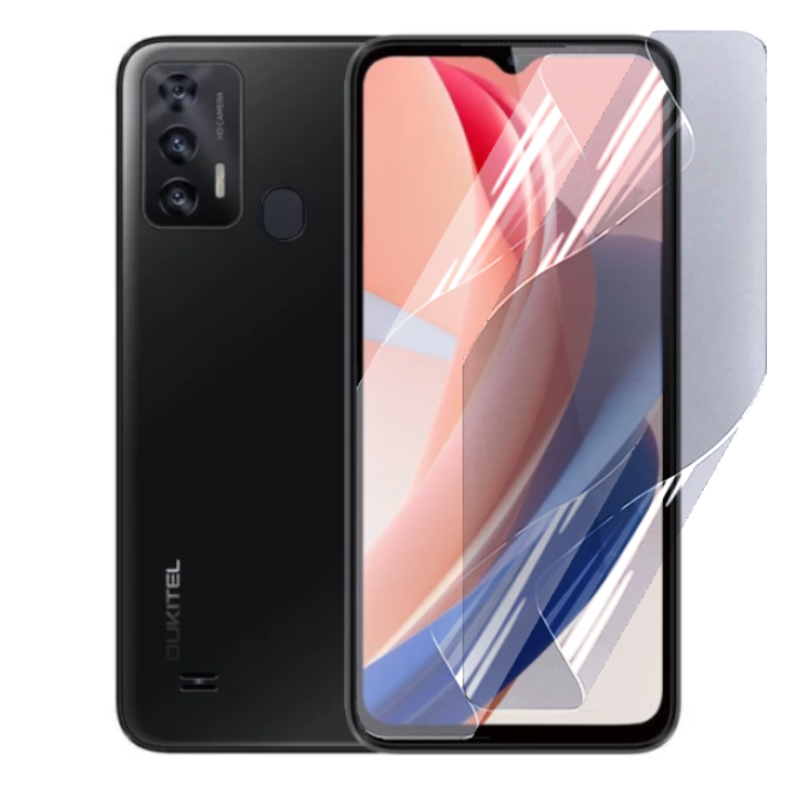 Противоударная гидрогелевая пленка Hydrogel Film для Oukitel C31 Pro, Transparent