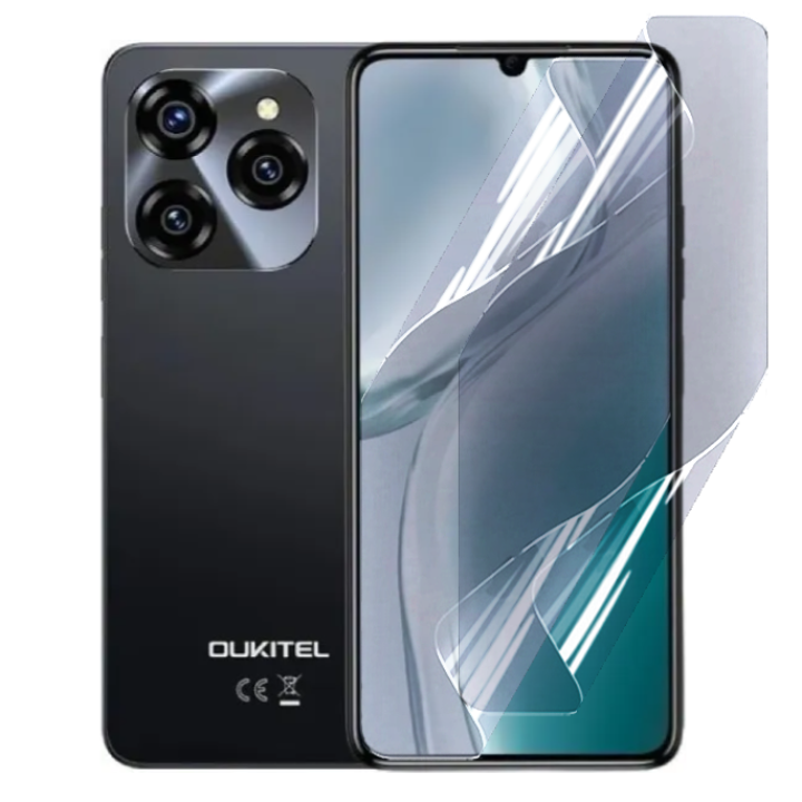 Противоударная гидрогелевая пленка Hydrogel Film для Oukitel C50, Transparent