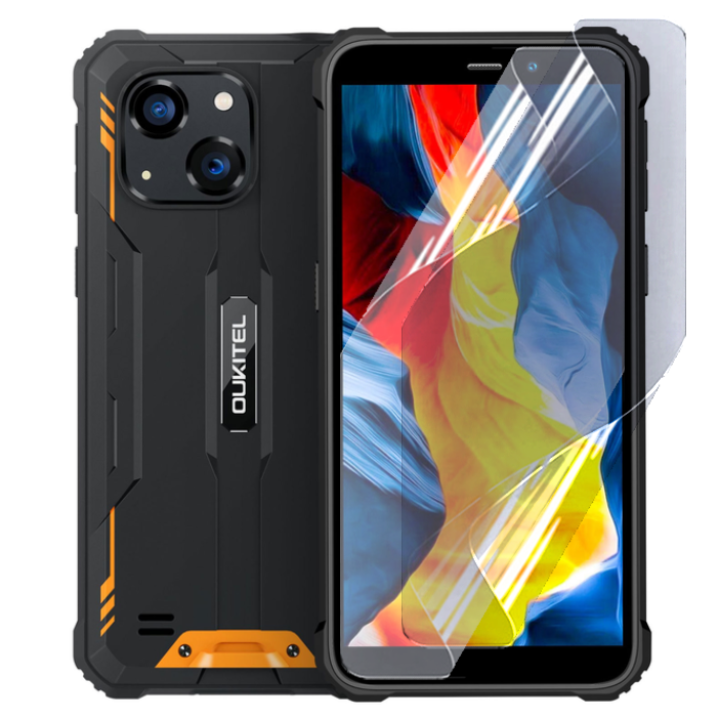 Противоударная гидрогелевая пленка Hydrogel Film для Oukitel WP32, Transparent