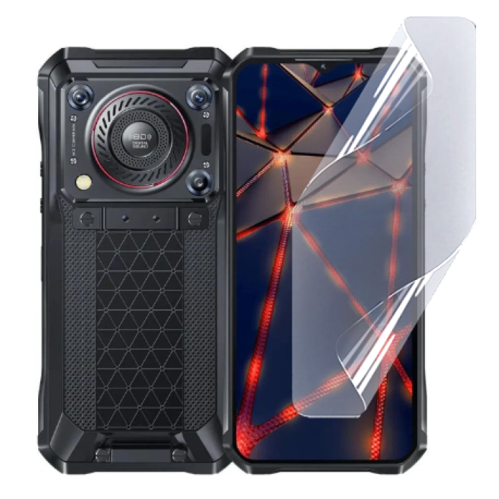 Противоударная гидрогелевая пленка Hydrogel Film для Oukitel WP33 Pro, Transparent