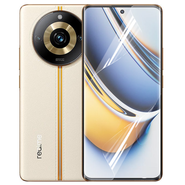 Противоударная гидрогелевая пленка Hydrogel Film для Realme 11 Pro Plus, Transparent