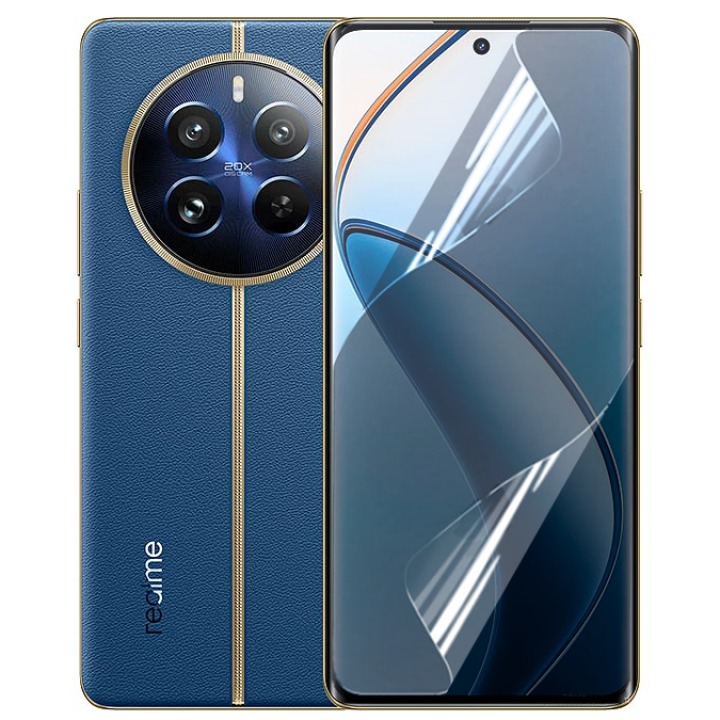 Противоударная гидрогелевая пленка Hydrogel Film для Realme 12 Pro / 12 Pro Plus​, Transparent