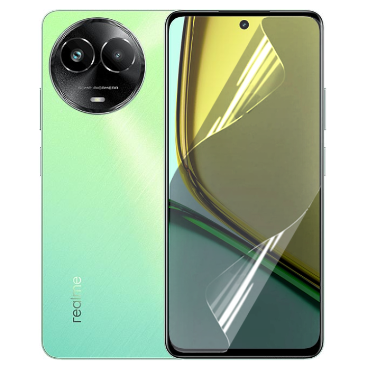 Противоударная гидрогелевая пленка Hydrogel Film для Realme C67 5G​, Transparent