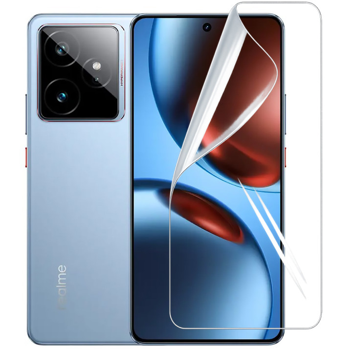 Гидрогелевая пленка Hydrogel Film для Realme GT 7​​​, Transparent