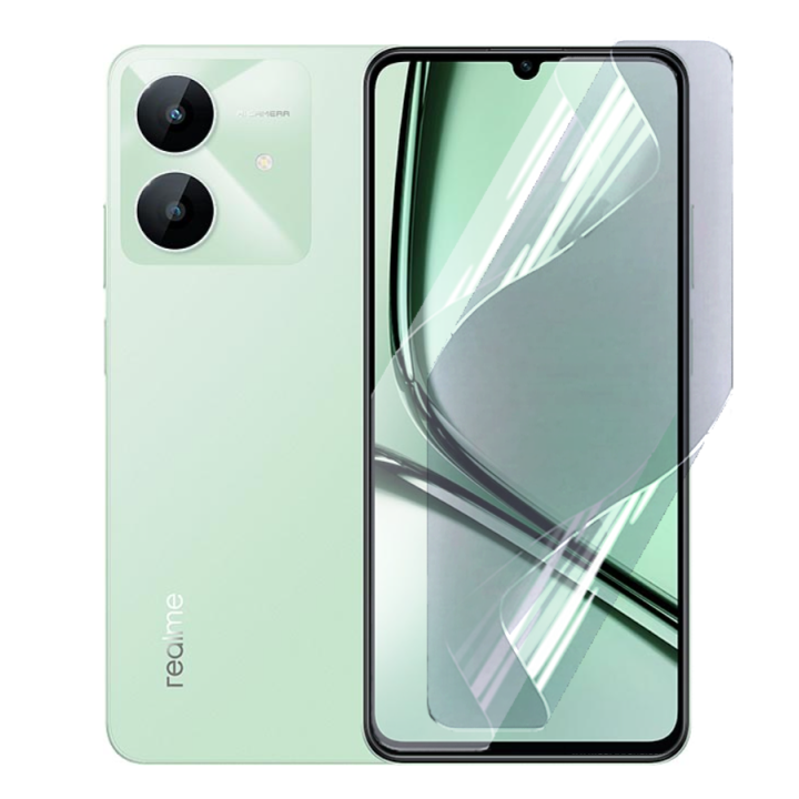 Противоударная гидрогелевая пленка Hydrogel Film для Realme Note 60x​, Transparent