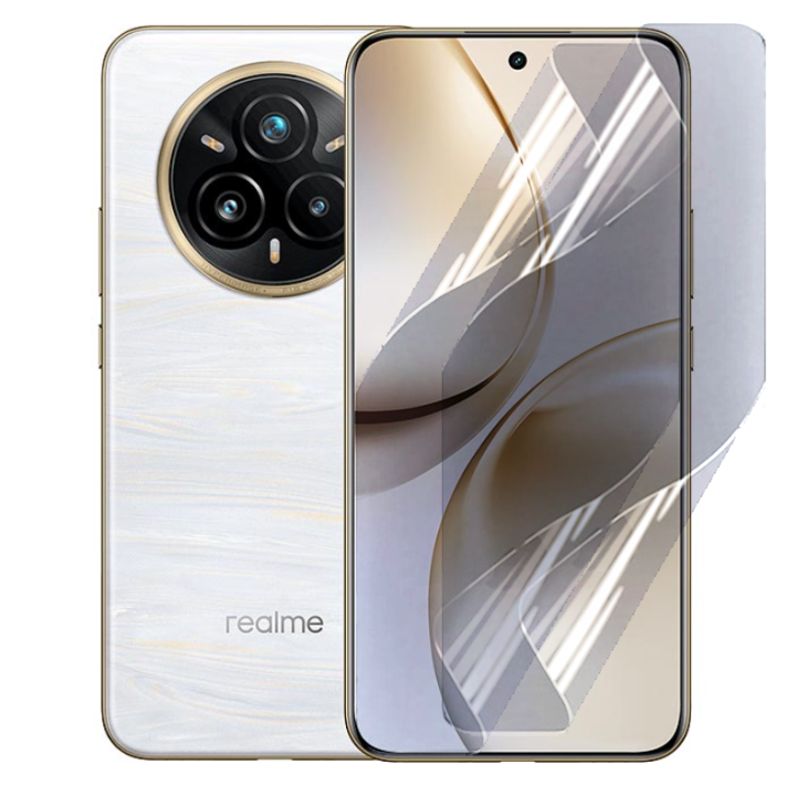 Противоударная гидрогелевая пленка Hydrogel Film для Realme 14 Pro+​, Transparent