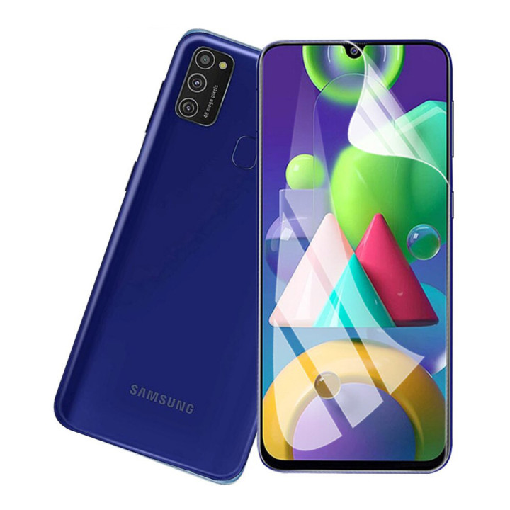 Противоударная гидрогелевая пленка Hydrogel Film для Samsung Galaxy M30s, Transparent