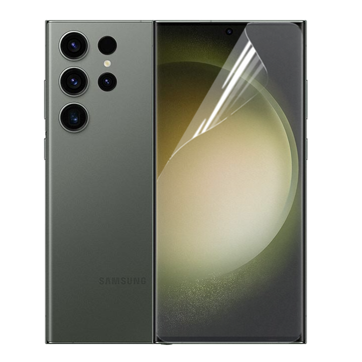 Противоударная гидрогелевая пленка Hydrogel Film для Samsung Galaxy S23 Ultra, Transparent